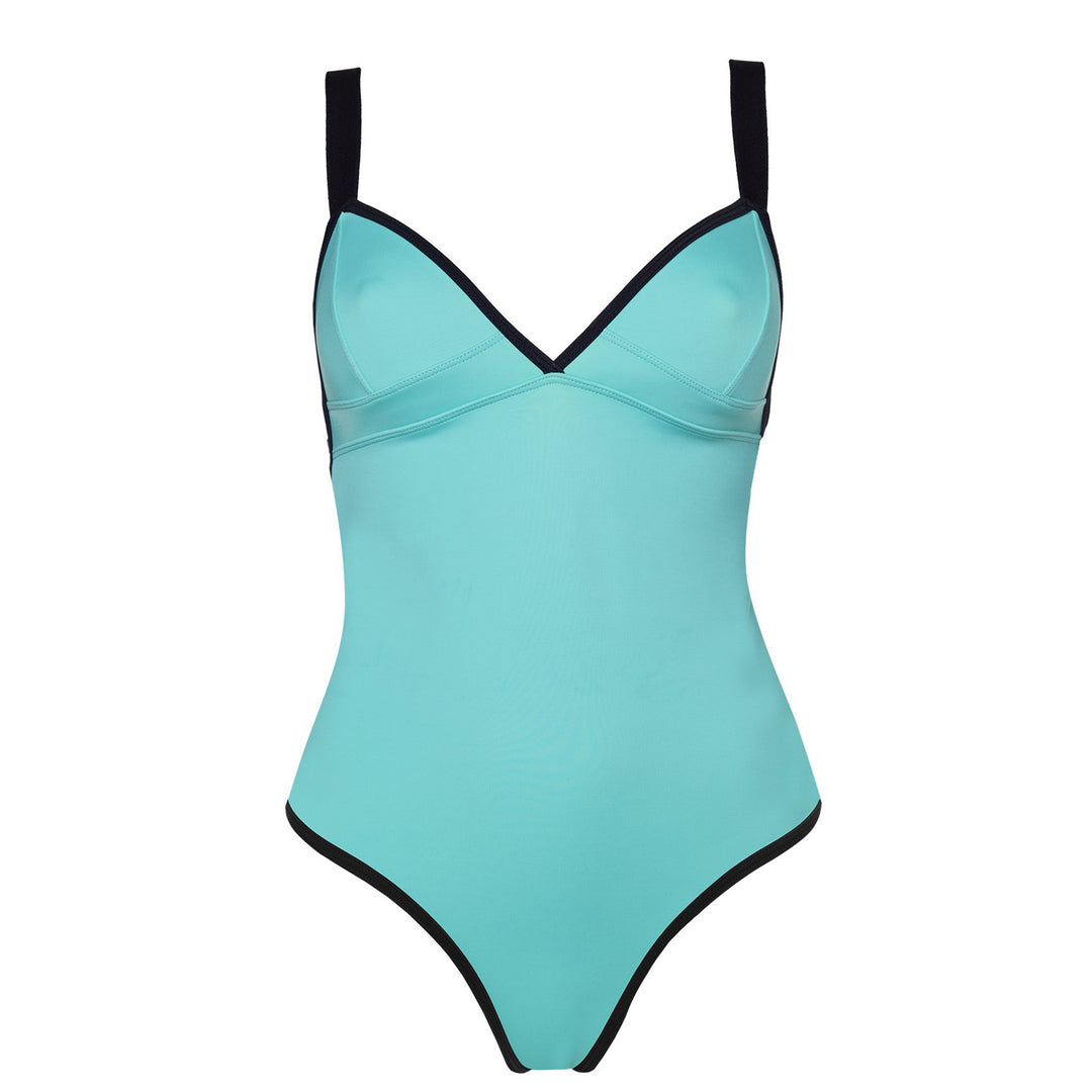 Meeseeks Teal Pixel Swimsuit