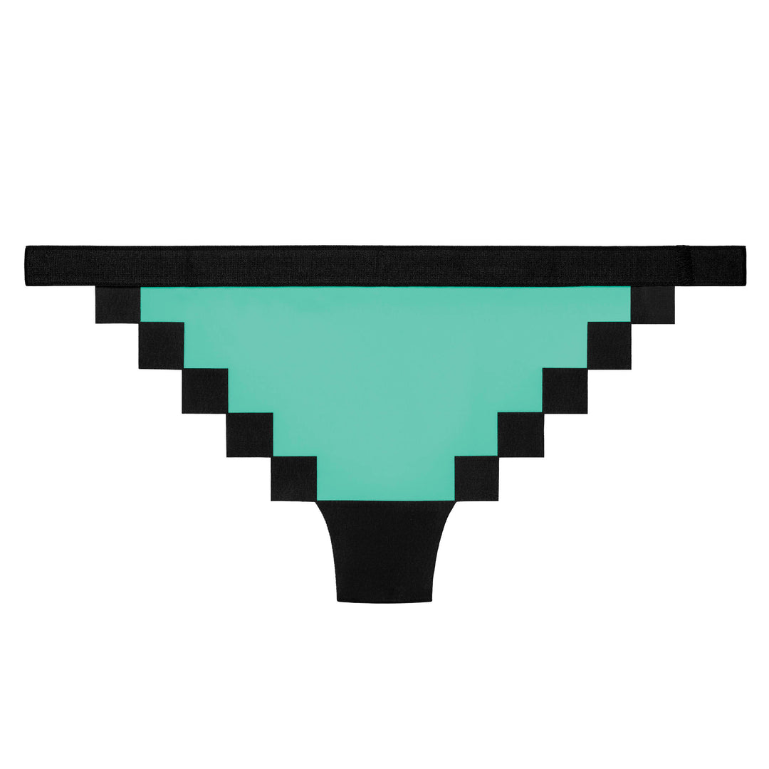 pixel panties zx spectrum teal